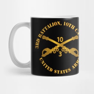 3rd Battalion - 10th Cav Regt  w Cav Br Mug